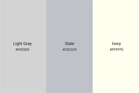 ivory & lace|ivory color chart.